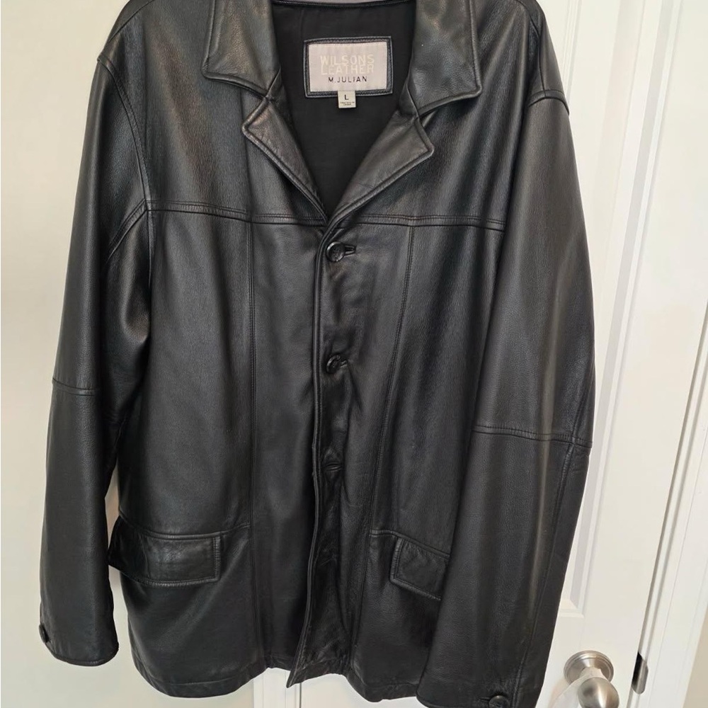 Wilsons Leather Classic Black Men's Jacket
